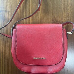 Michael Kors Red Crossbody Bag